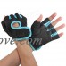 Cycling Training Weightlifting Boating Half Finger Gloves ( Blue ) - B0752C2HPS